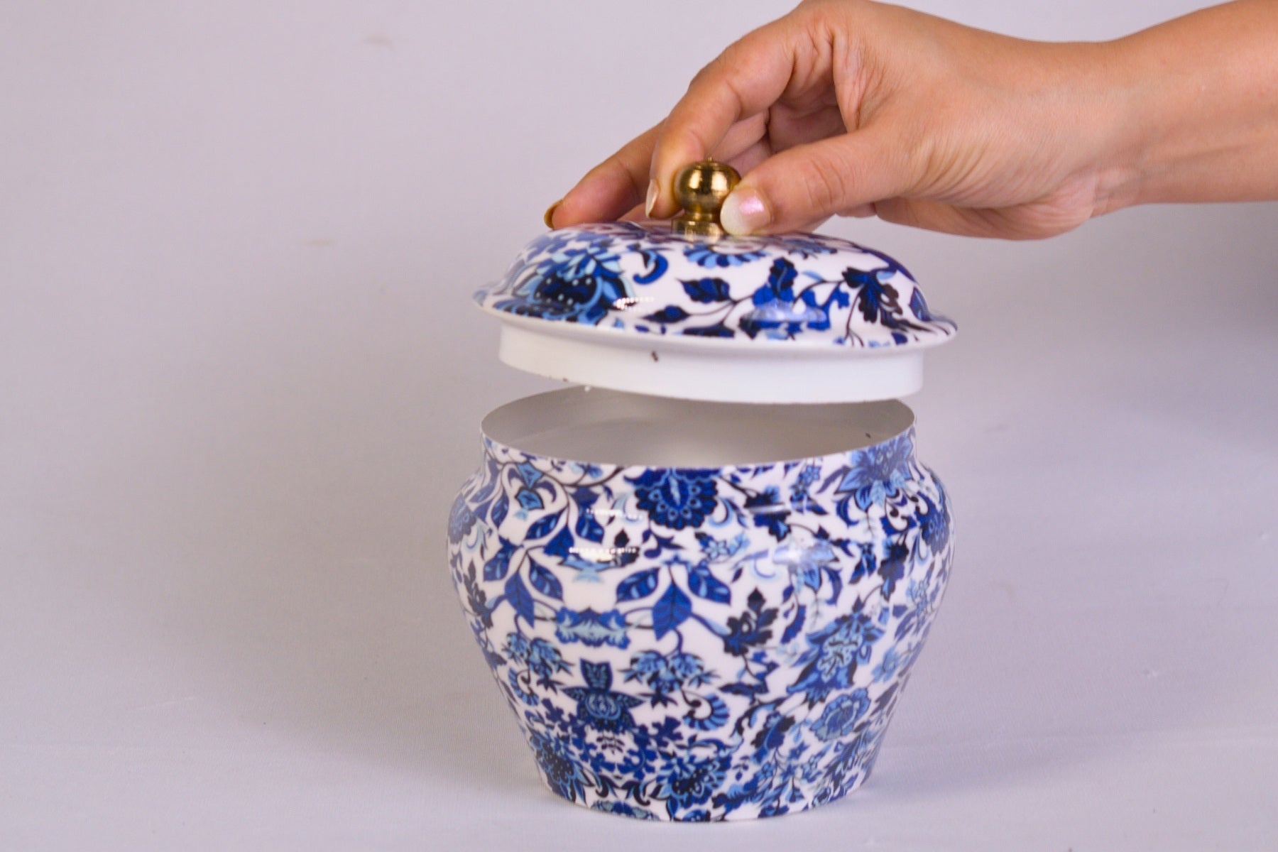 BLUE DRYFRUIT & CHOCOLATE JAR FOR STORAGE & GIFTING