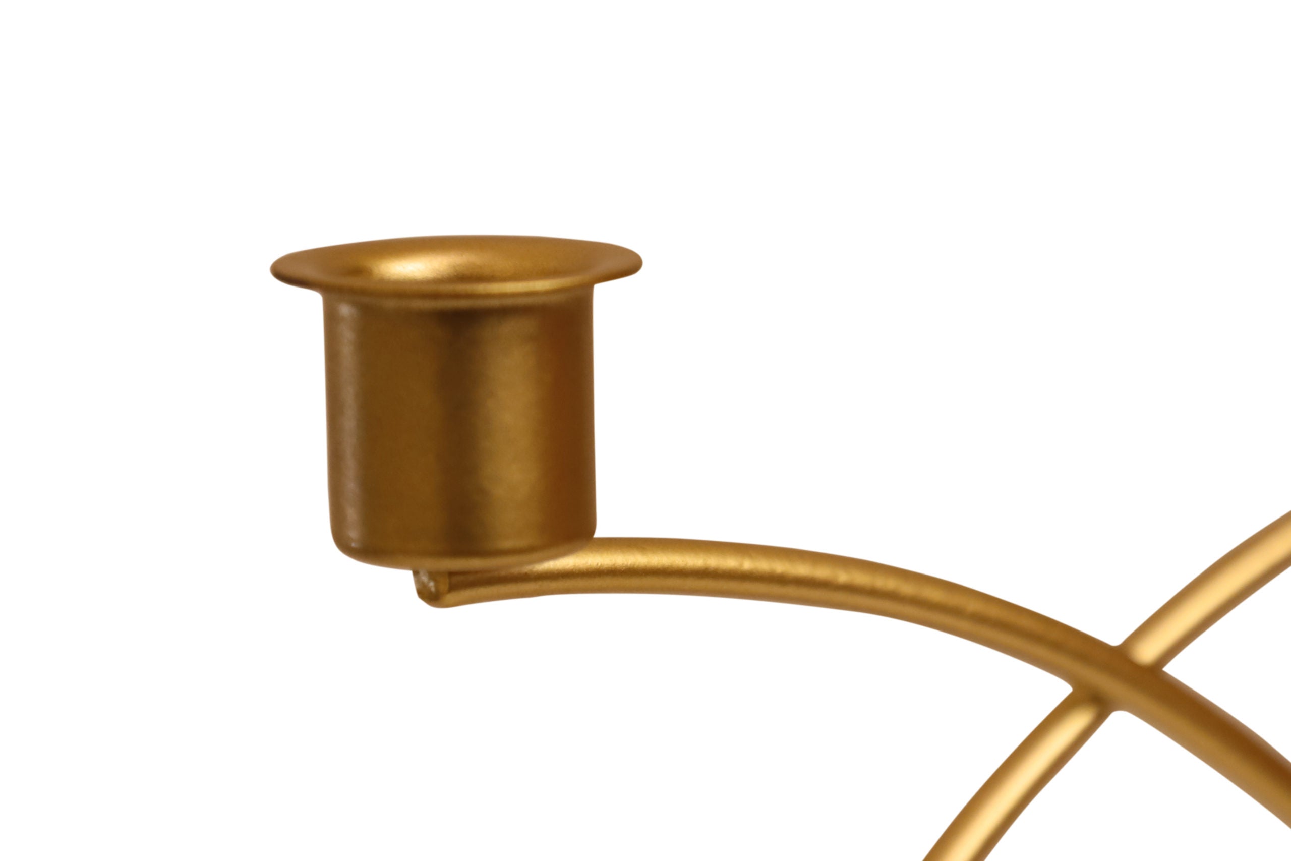 GOLDEN ARMS CANDLE HOLDER