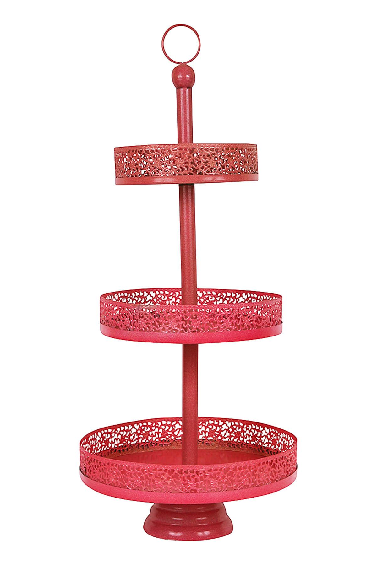 PINK 3 TIER CAKE STAND