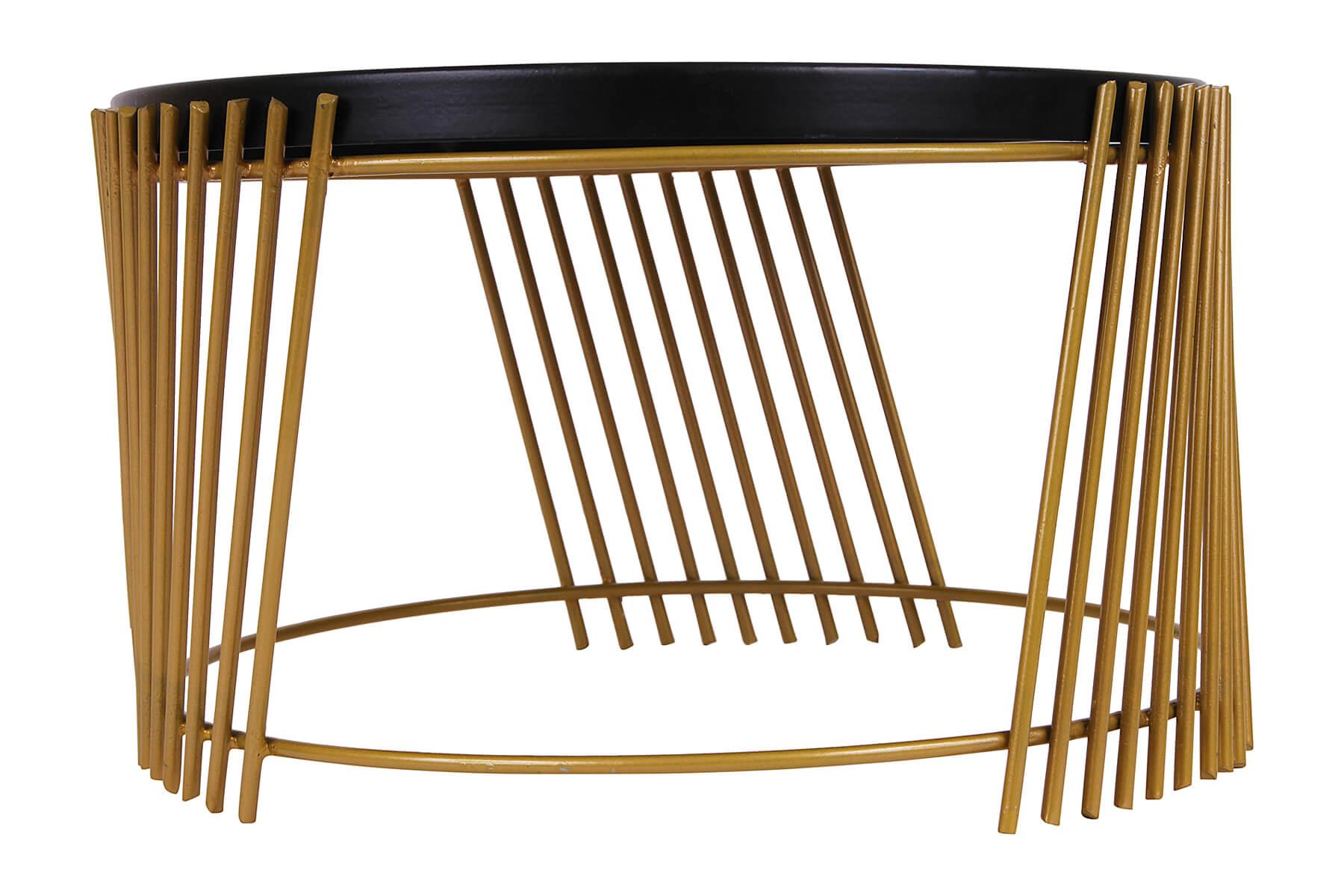 BLACK AND GOLD CAKE STAND