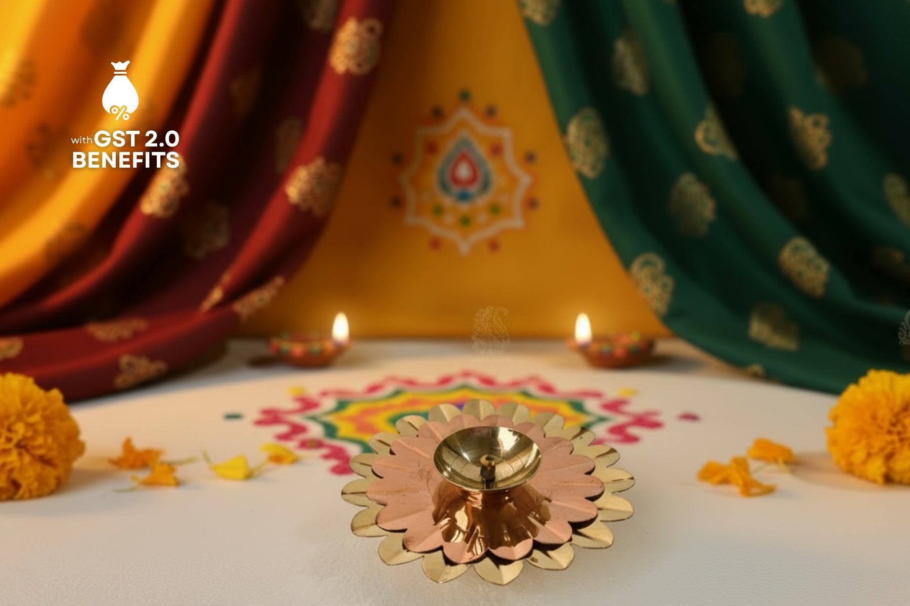 DECORATIVE BRASS DEEPAK, LUXURY POOJA ARTICLES FOR GIFTING, SMALL DIYA FOR DIWALI & HOME DÉCOR