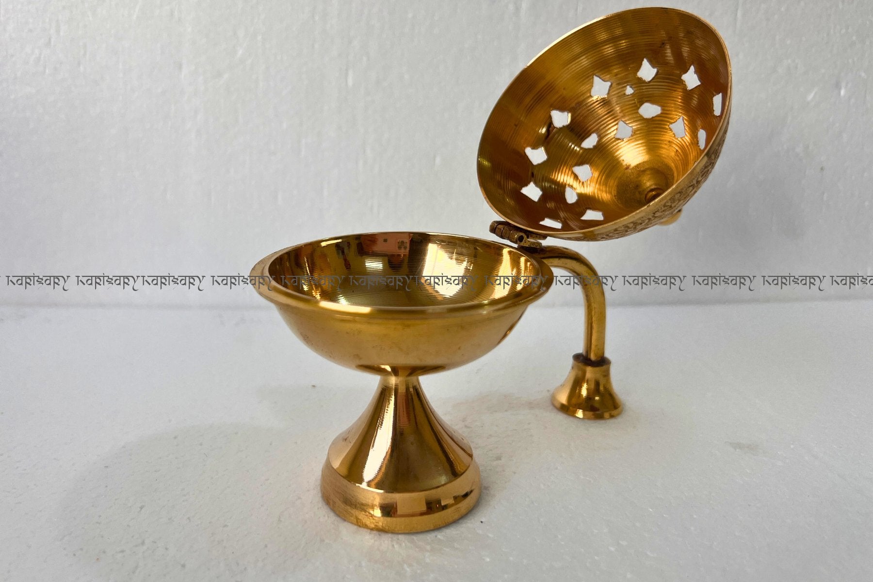 DECORATIVE BRASS DHOOPDAN, LUXURY POOJA ARTICLES FOR GIFTING, LOBAN FOR DIWALI & HOME DÉCOR