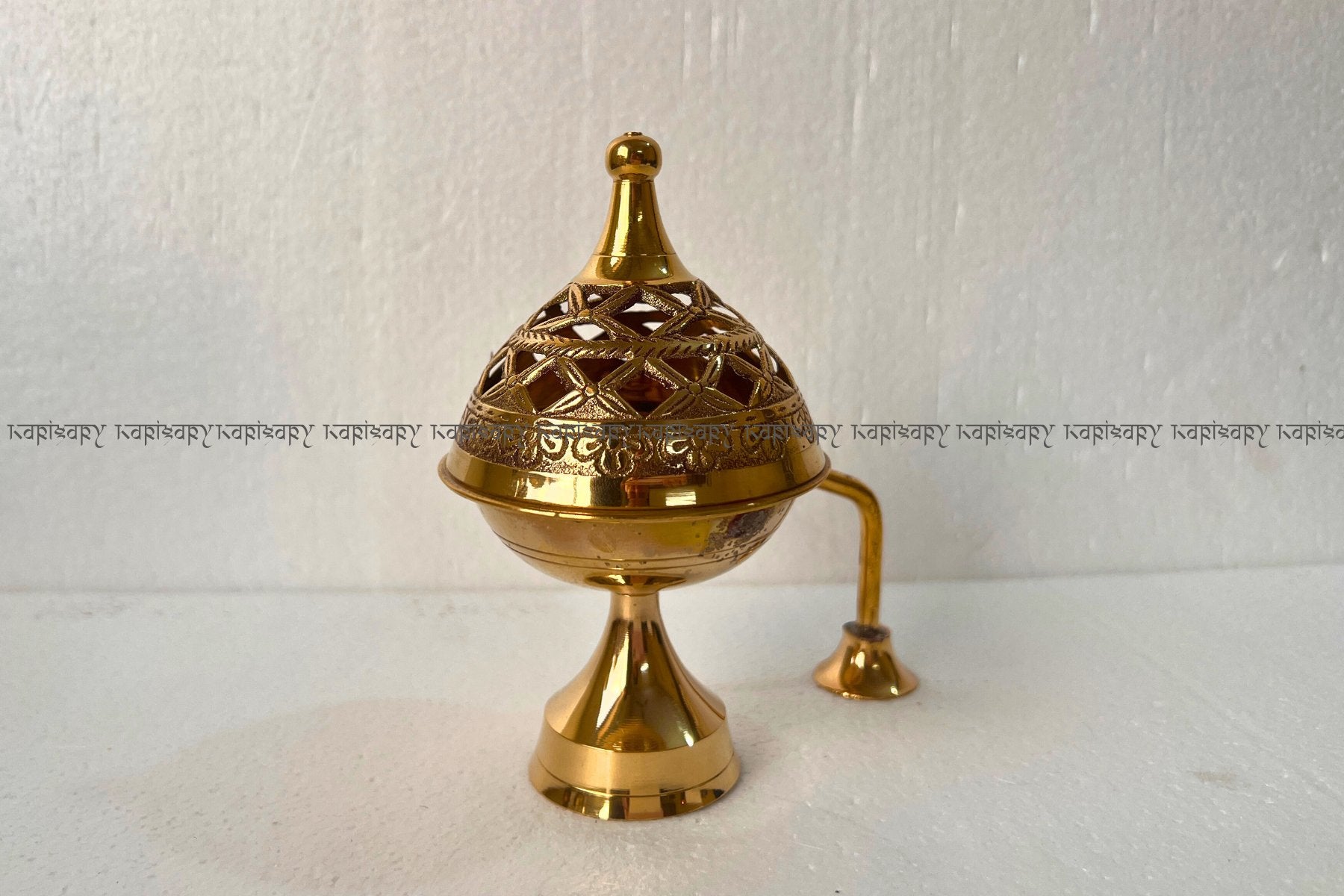 DECORATIVE BRASS DHOOPDAN, LUXURY POOJA ARTICLES FOR GIFTING, LOBAN FOR DIWALI & HOME DÉCOR