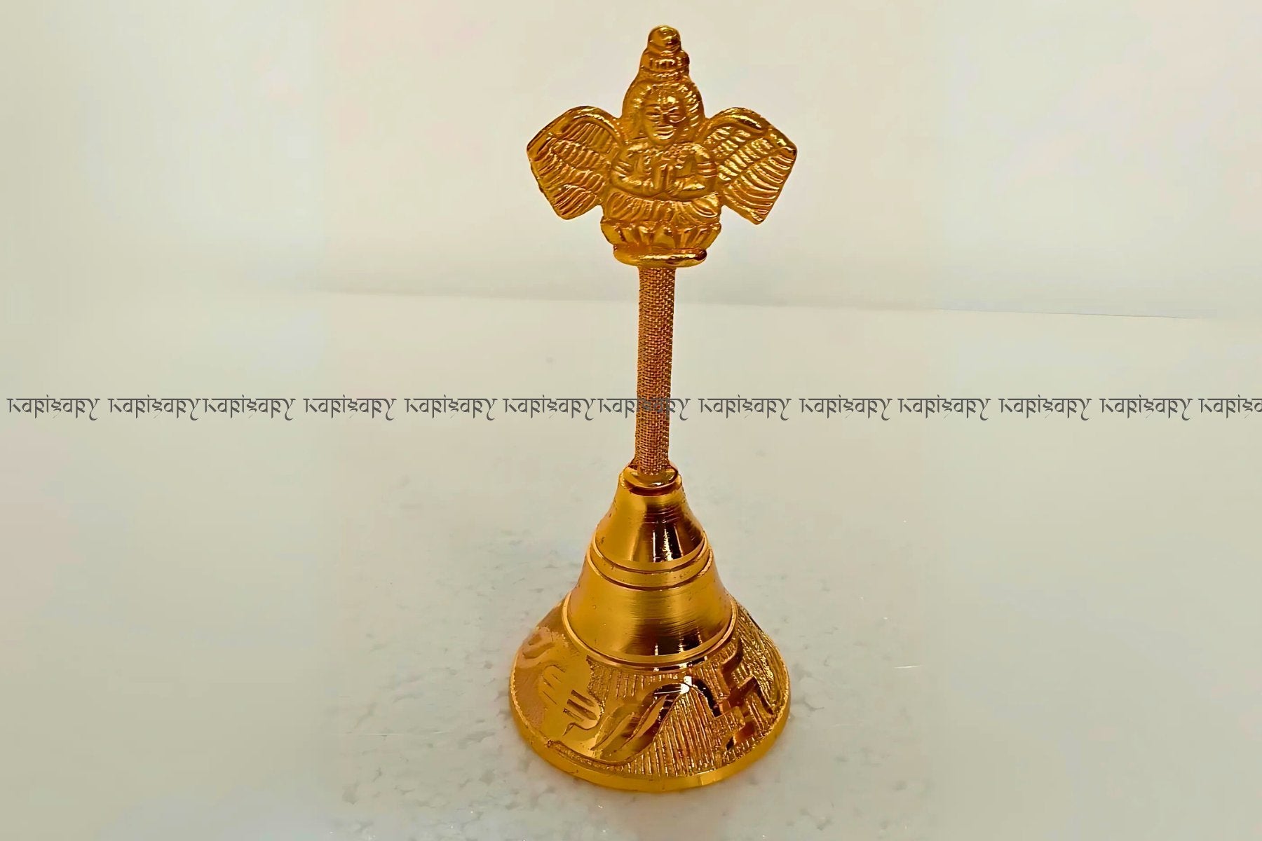 DECORATIVE METAL BELL FOR POOJA AND TEMPLE, POOJA ARTICLES FOR GIFTING, SMALL GHANTI FOR DIWALI & NAVRATRI POOJAN