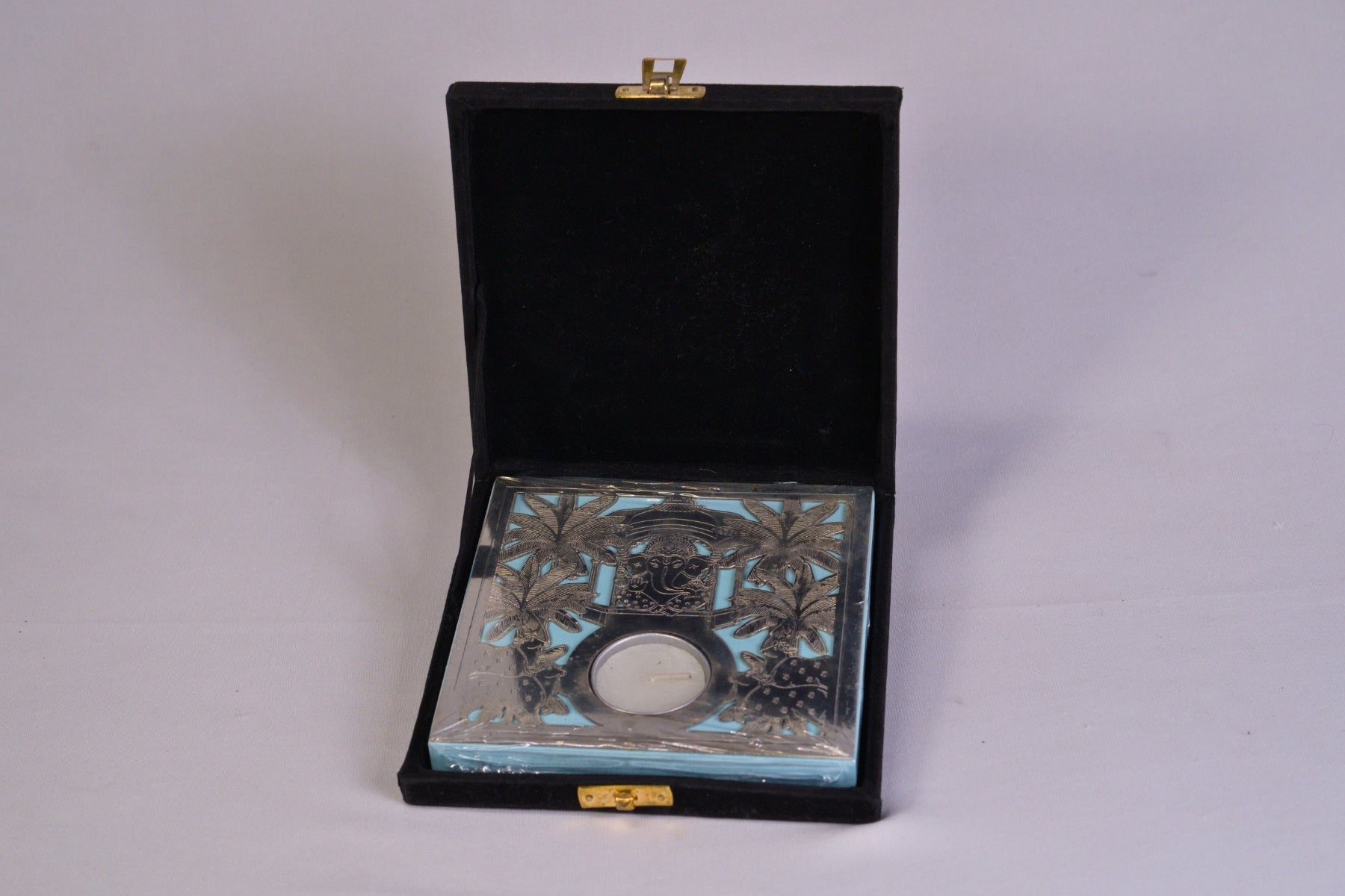 GANESH JI TEALIGHT CANDLE HOLDER FOR GIFTING AND HOME DECOR