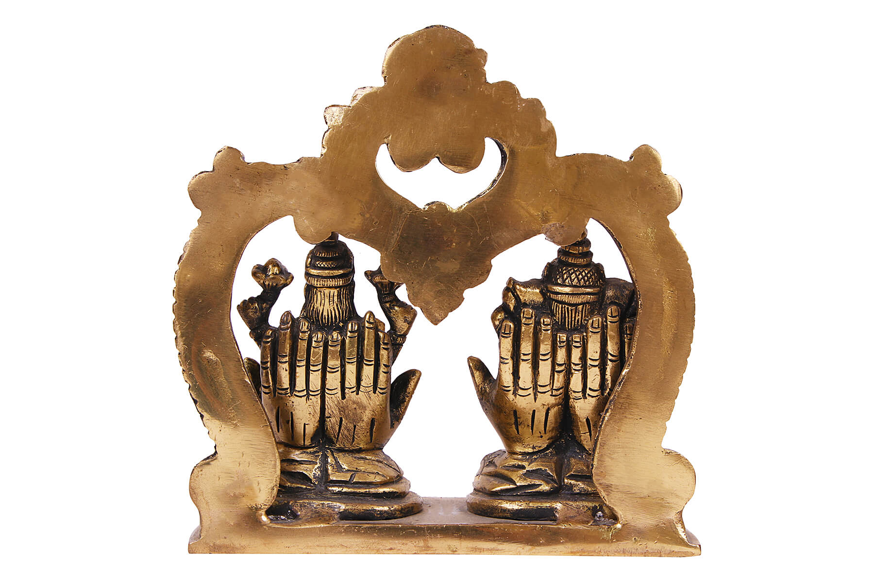 BRASS LAKSHMI GANESHJI STATUE