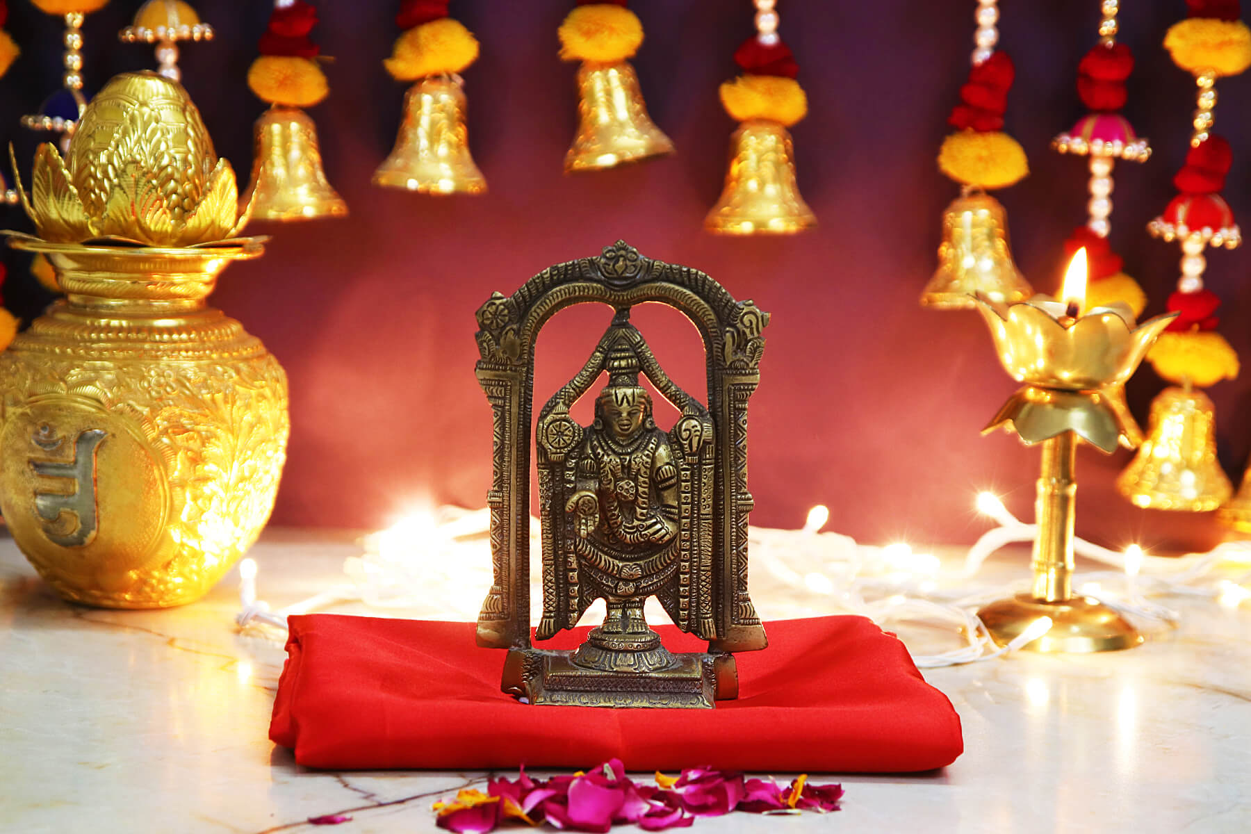 BRASS TIRUPATI BALAJI IDOL