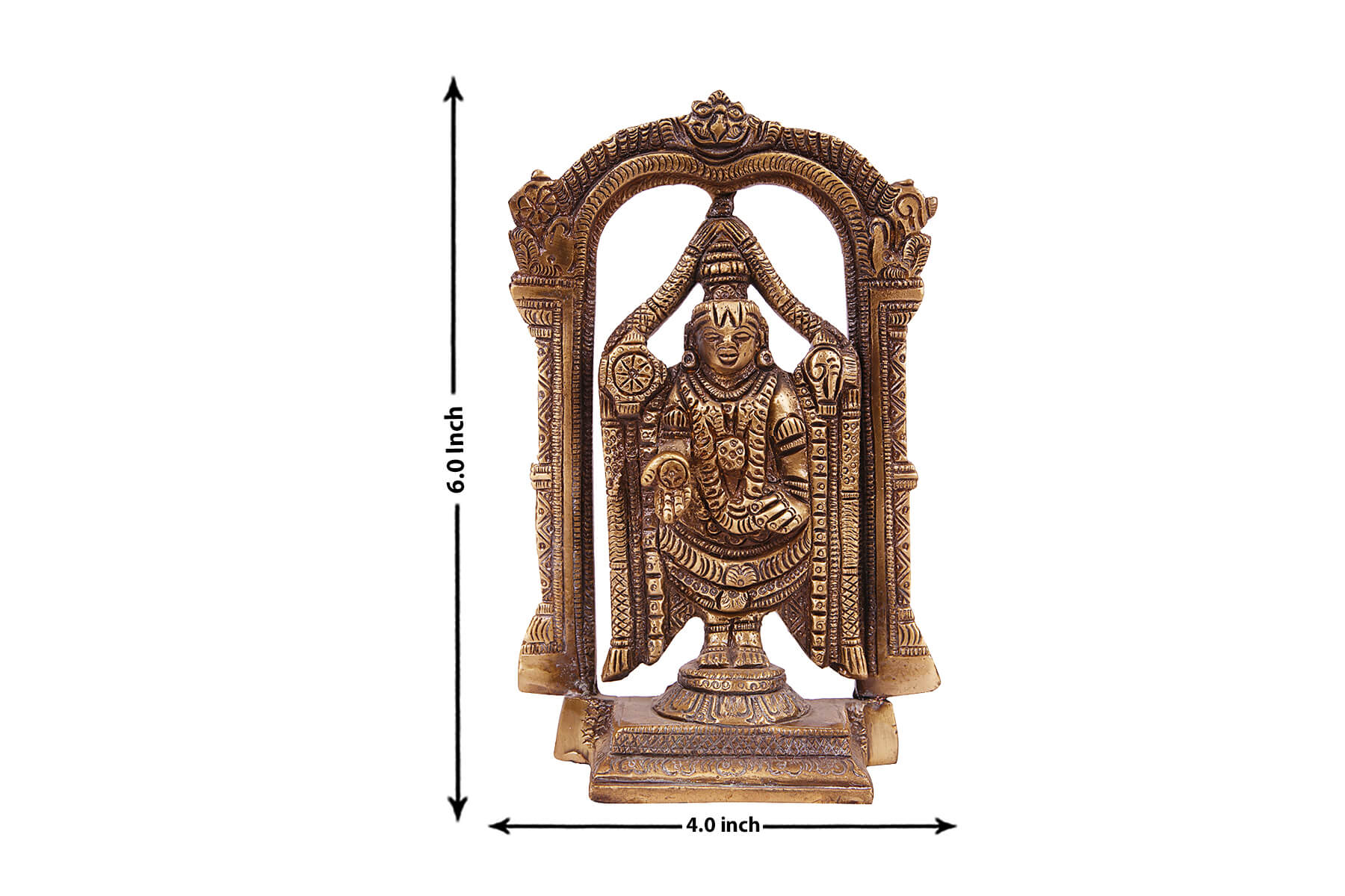 BRASS TIRUPATI BALAJI IDOL