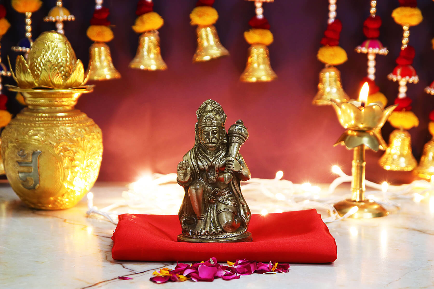 BRASS LORD HANUMAN IDOL