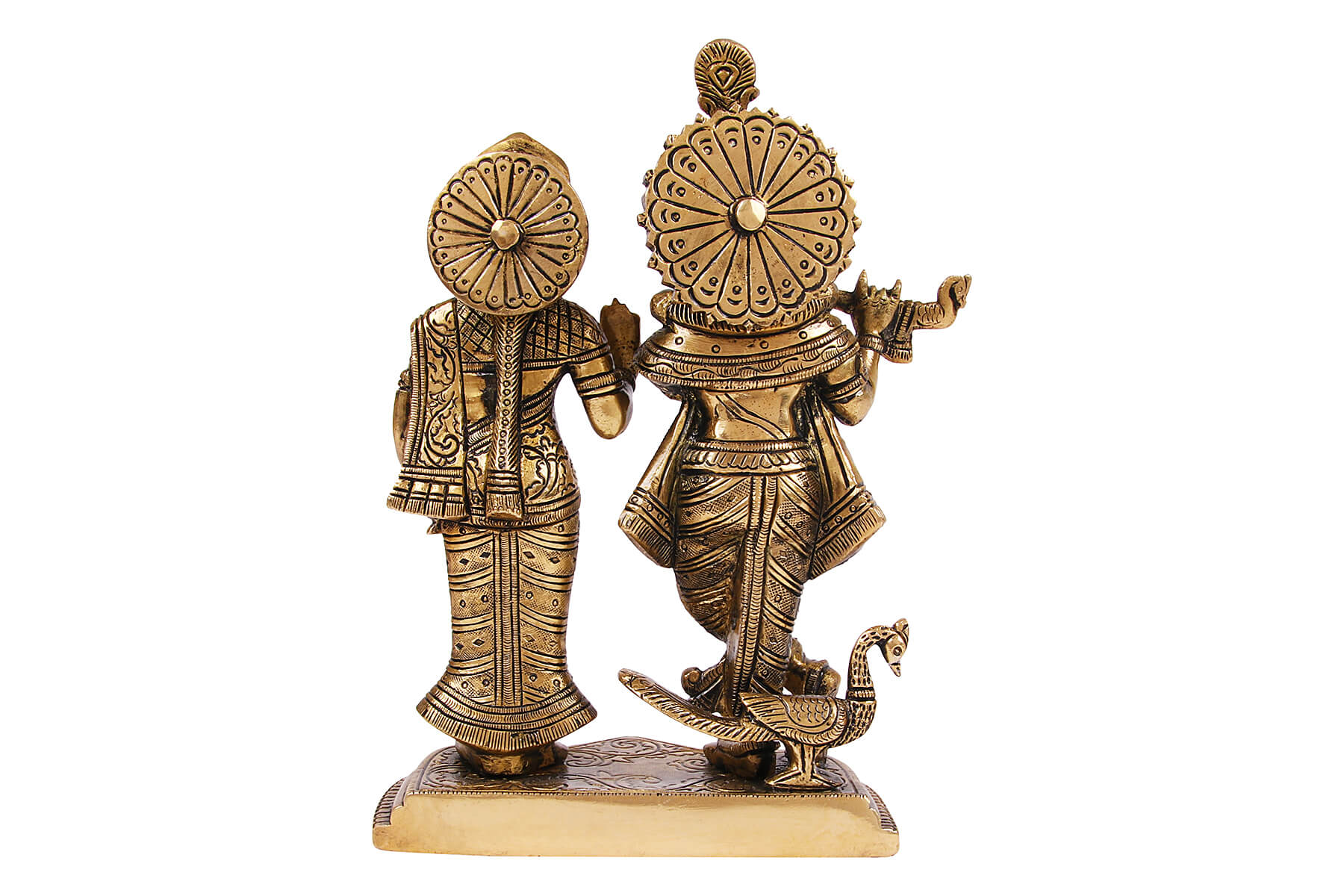 BRASS RADHA KRISHNA JI IDOL