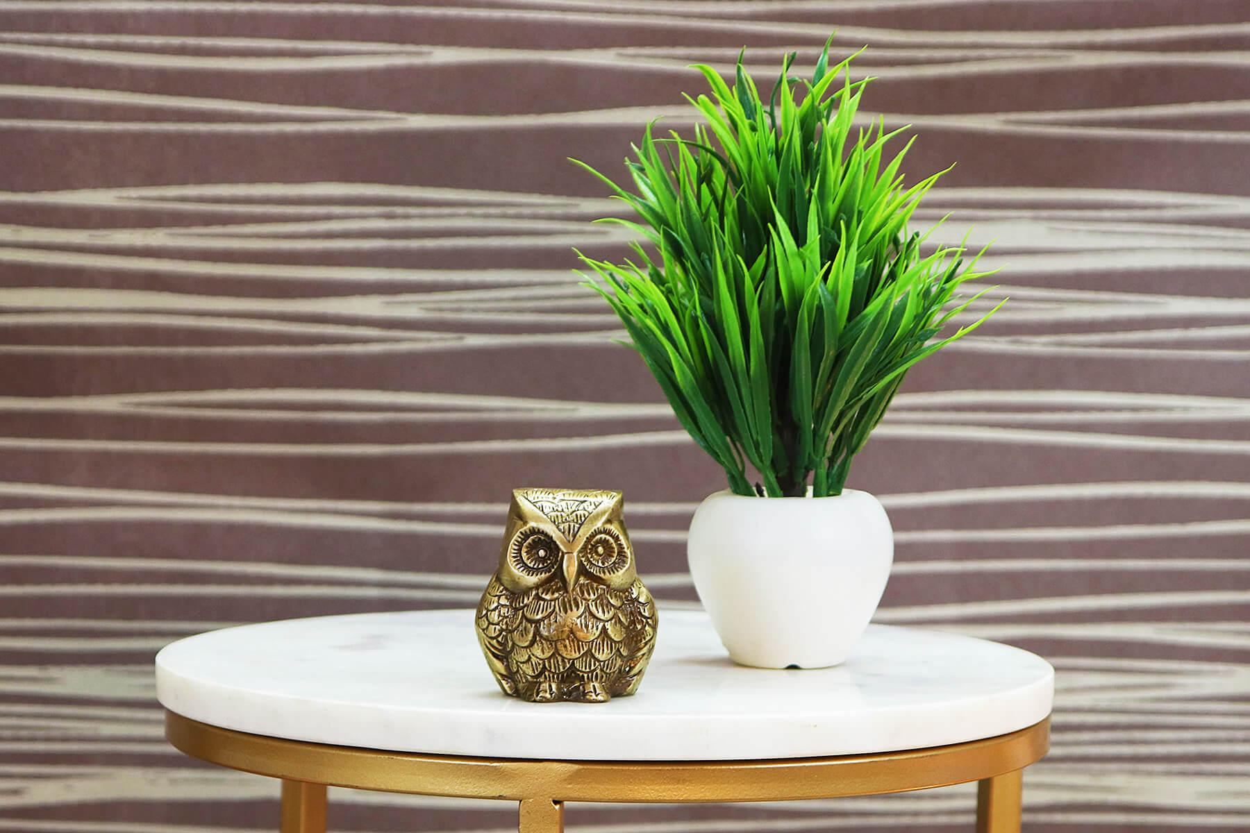 BRASS FENG SHUI OWL
