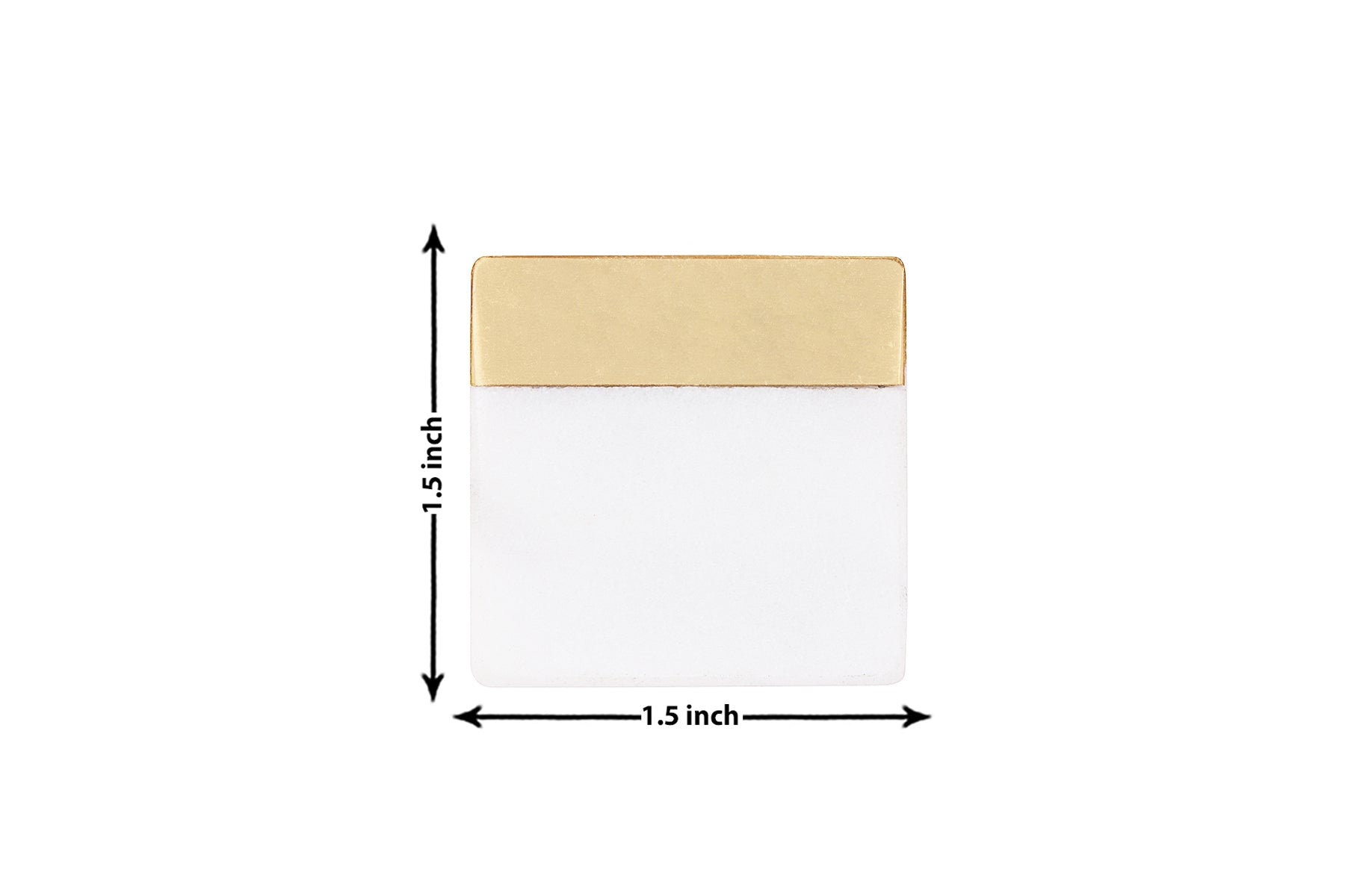 MARBLE KNOBS WITH BRASS INLAY FOR DRAWERS/CABINETS/ SET OF 4