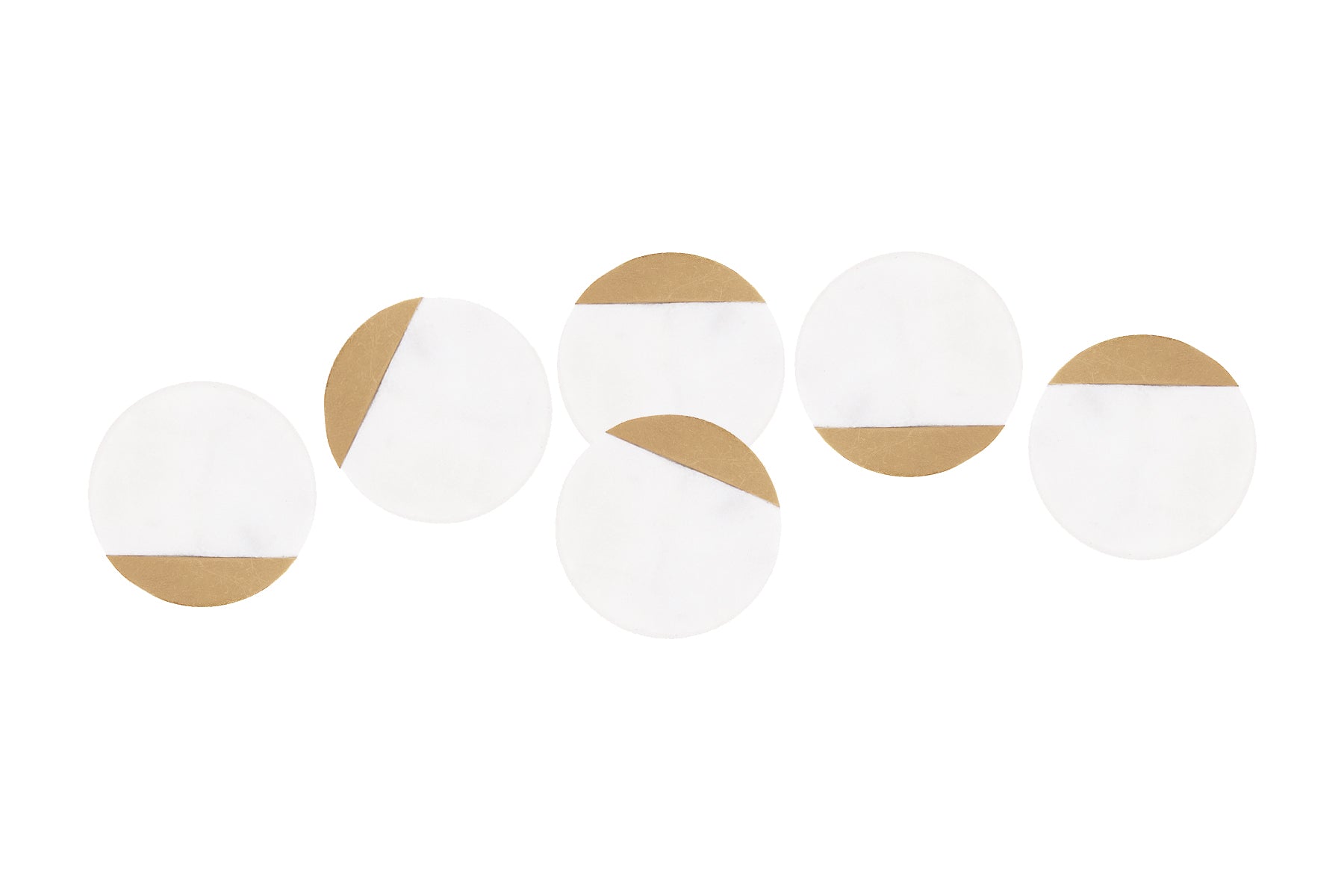 MARBLE KNOBS WITH BRASS INLAY FOR DRAWERS/CABINETS/ SET OF 4