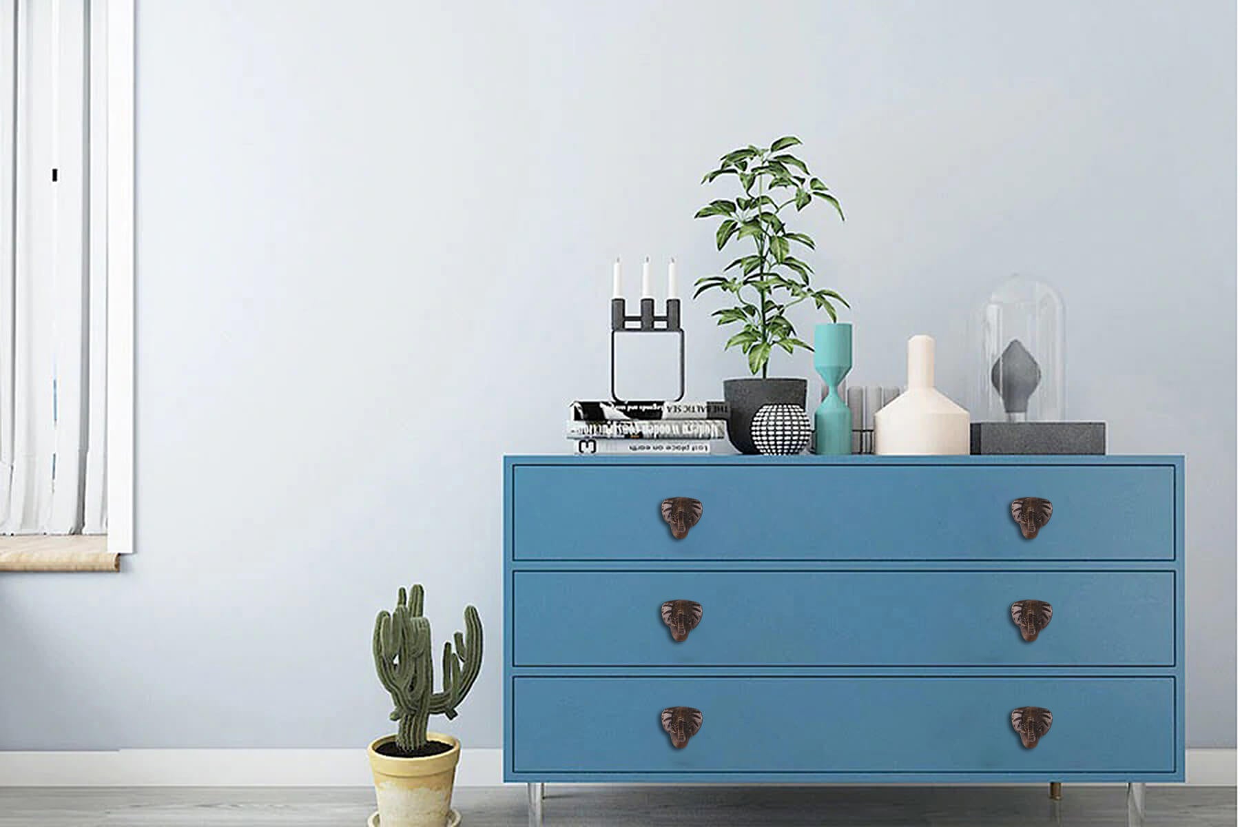 ELEPHANT-FACE KNOBS FOR DRAWERS/CABINETS/