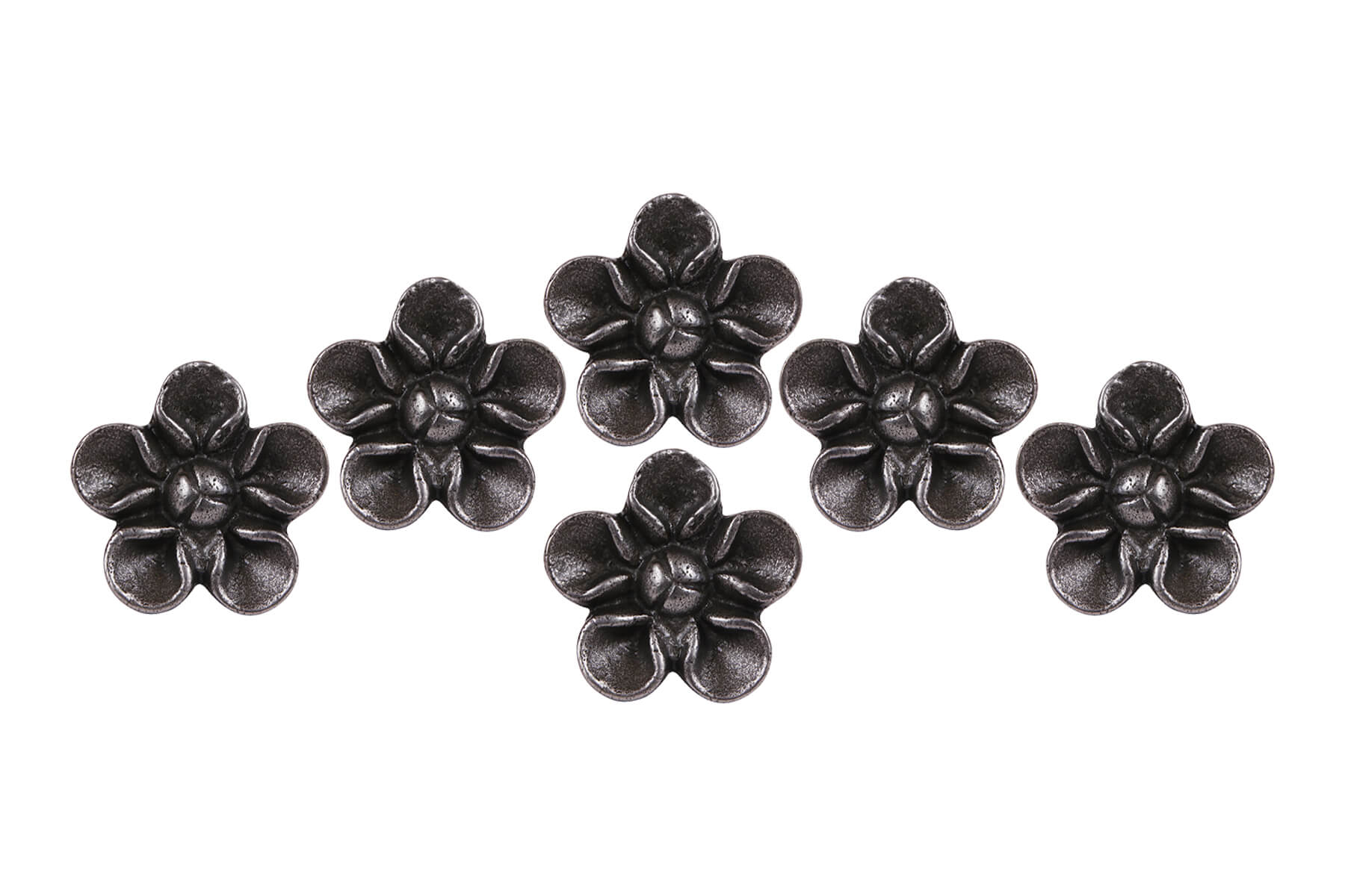 FLOWER-2 KNOBS FOR DRAWERS/CABINETS/ SET OF 4