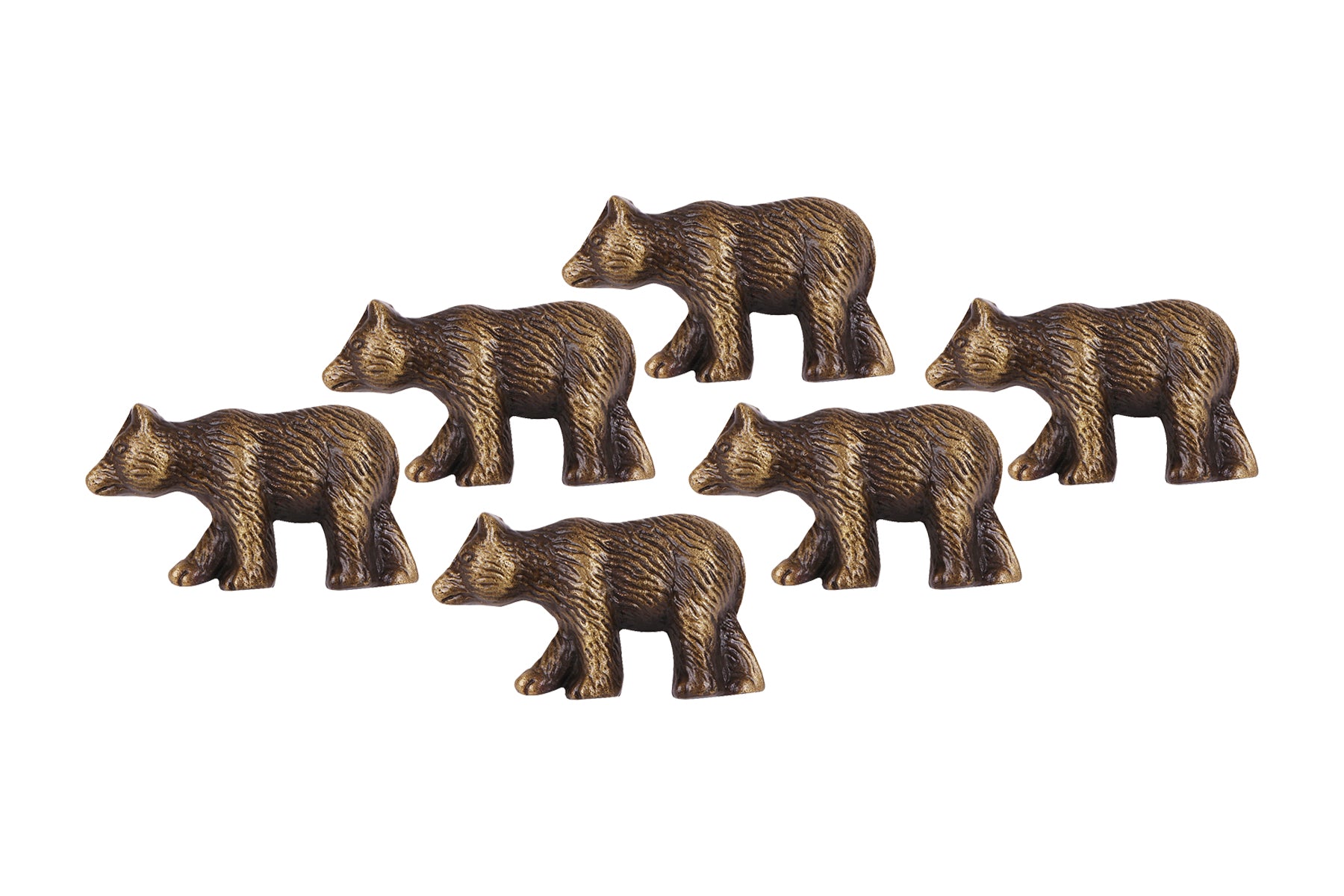 BEAR KNOBS FOR DRAWERS/CABINETS/ SET OF 4