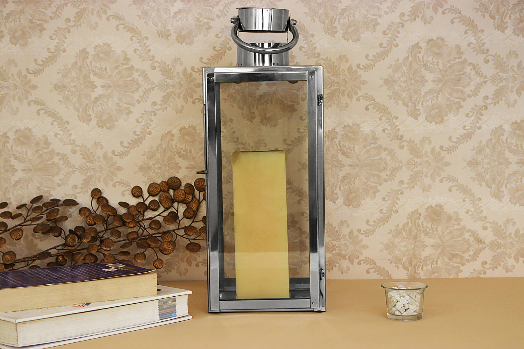 STAINLESS STEEL METAL LANTERN