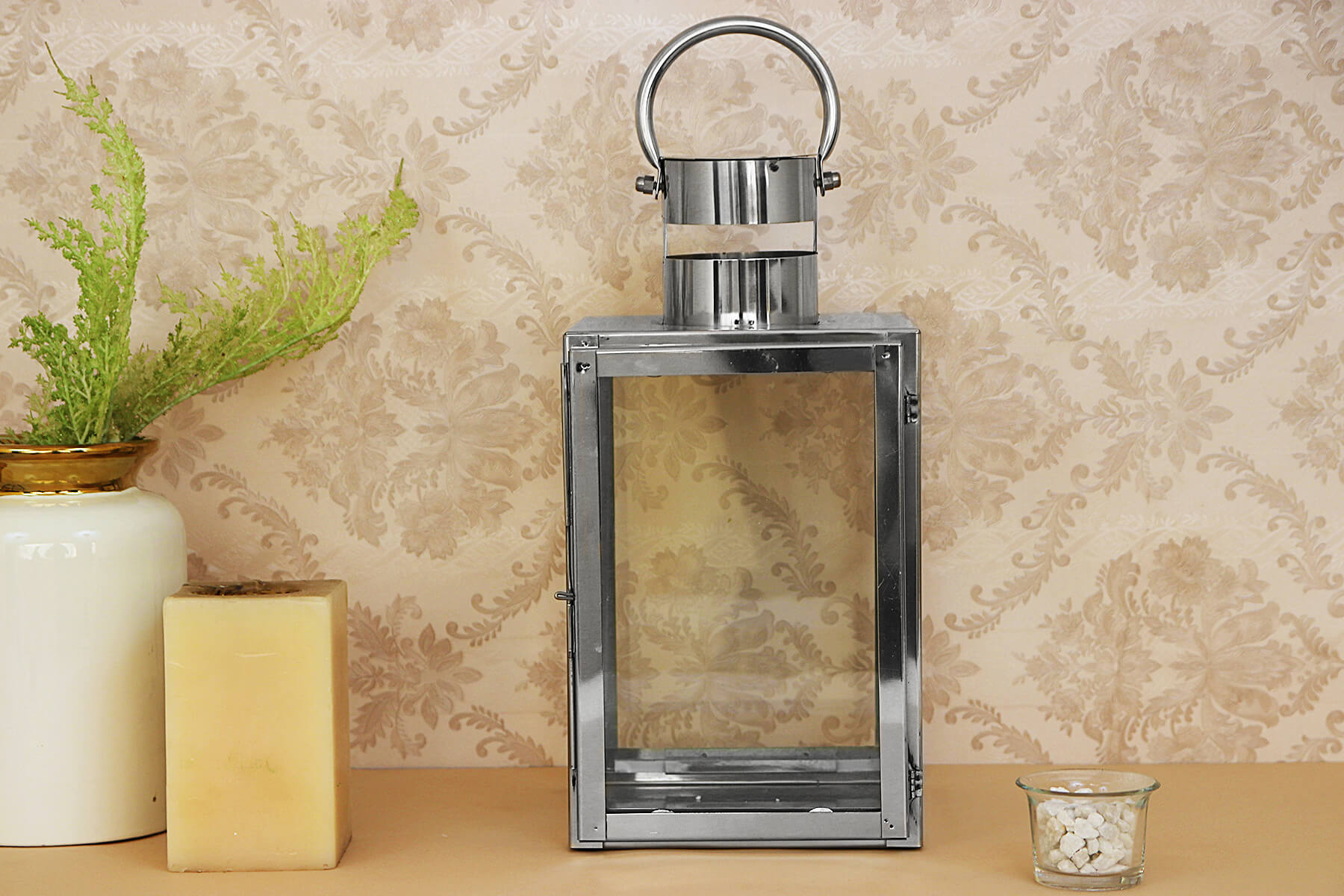 STAINLESS STEEL METAL LANTERN