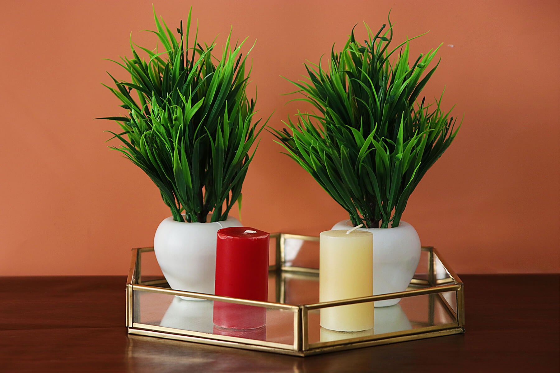 HEXAGON GLASS TRAY