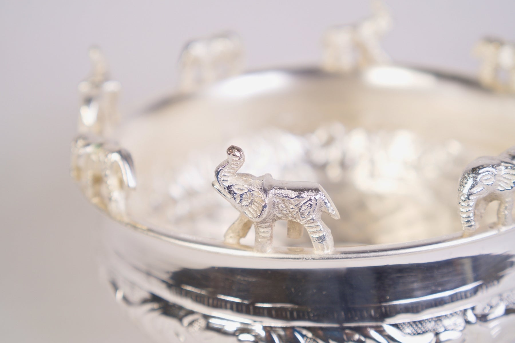 SILVER URLI BOWL FOR FESTIVE DÉCOR & HOME DECORATION