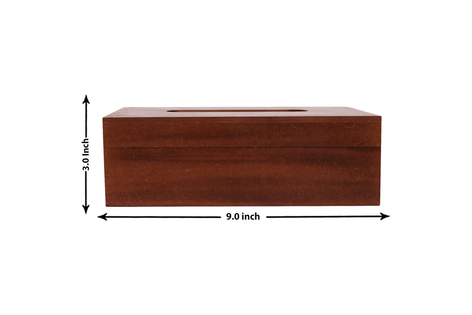 WOODEN TISSUE BOX