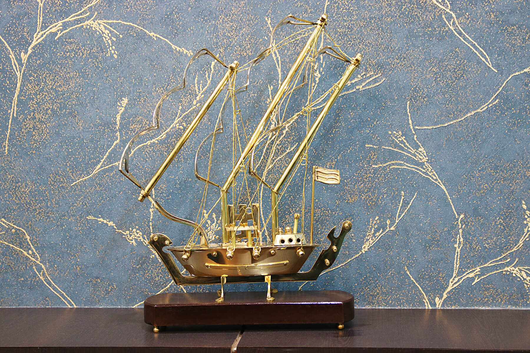 BRASS SHIP for Table Decor