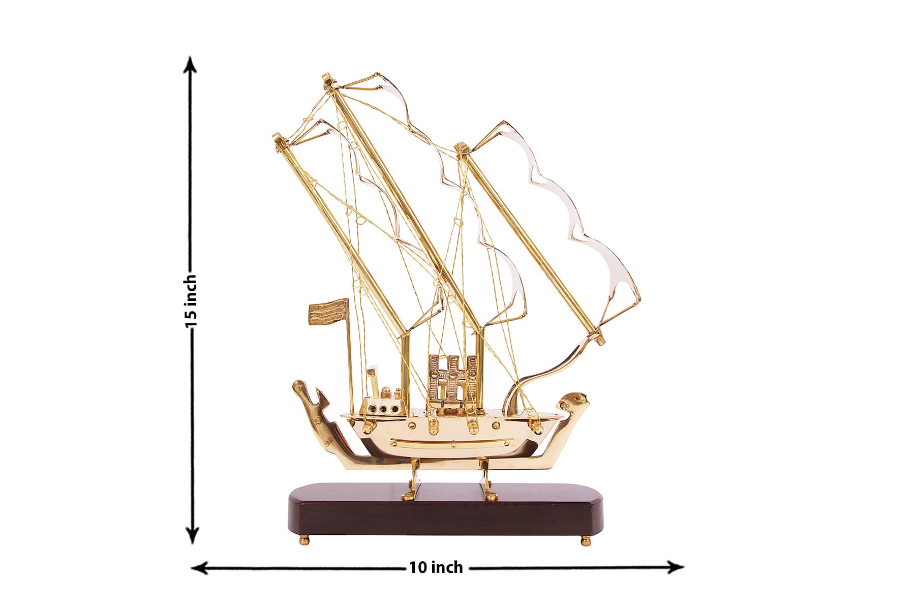BRASS SHIP for Table Decor