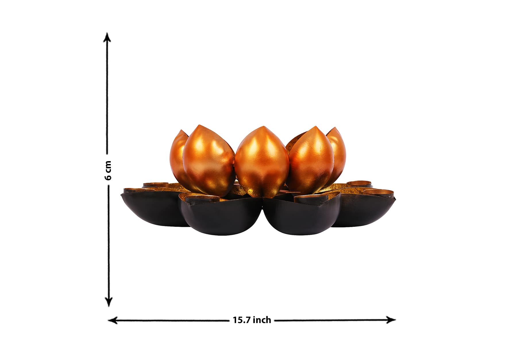 16 TEALIGHTS HOLDER/TEALIGHT RANGOLI