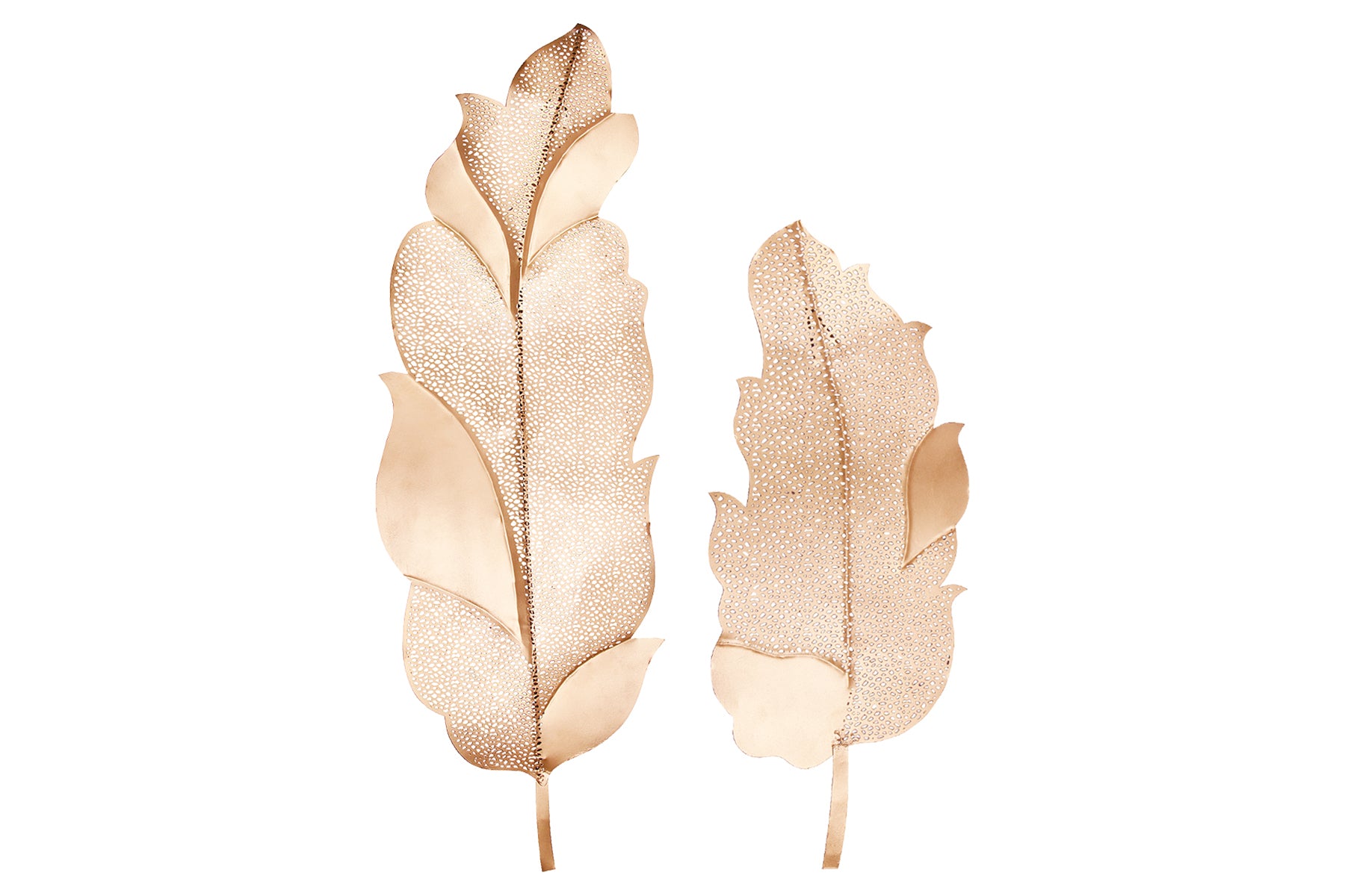 Chestnut Leaf Wall Art – Set of 2
