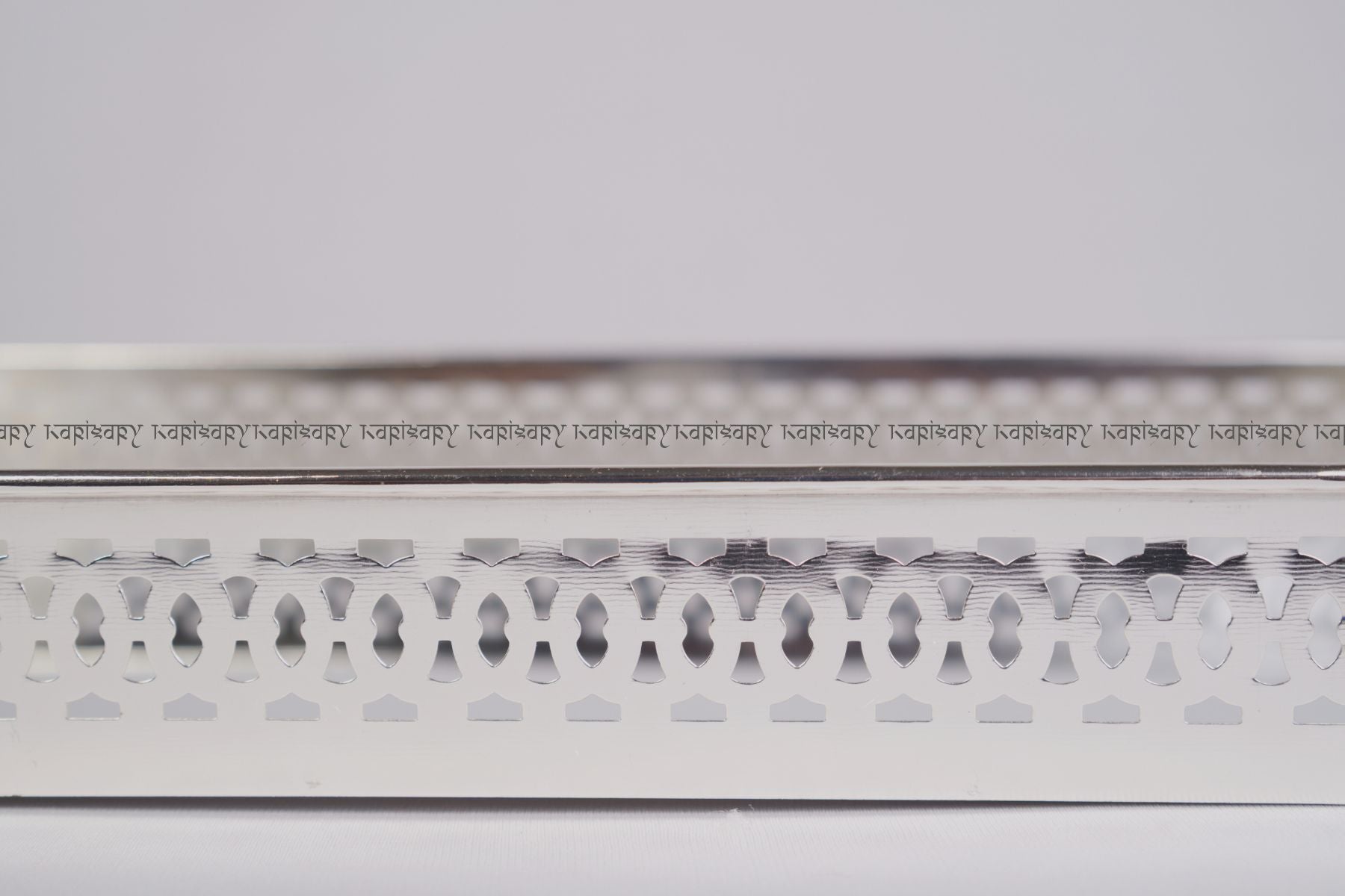 LARGE ACCENT TRAY WITH ARTISTIC BORDER FOR DÉCOR, GIFTING, TROUSSEAU & RETURN-FAVOUR PACKING (40cm length)