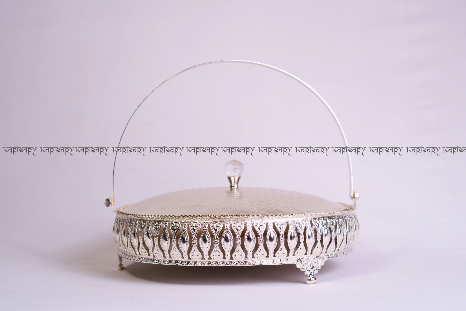 DRY FRUIT CONTAINER FOR WEDDING GIFTING IN GERMAN SILVER