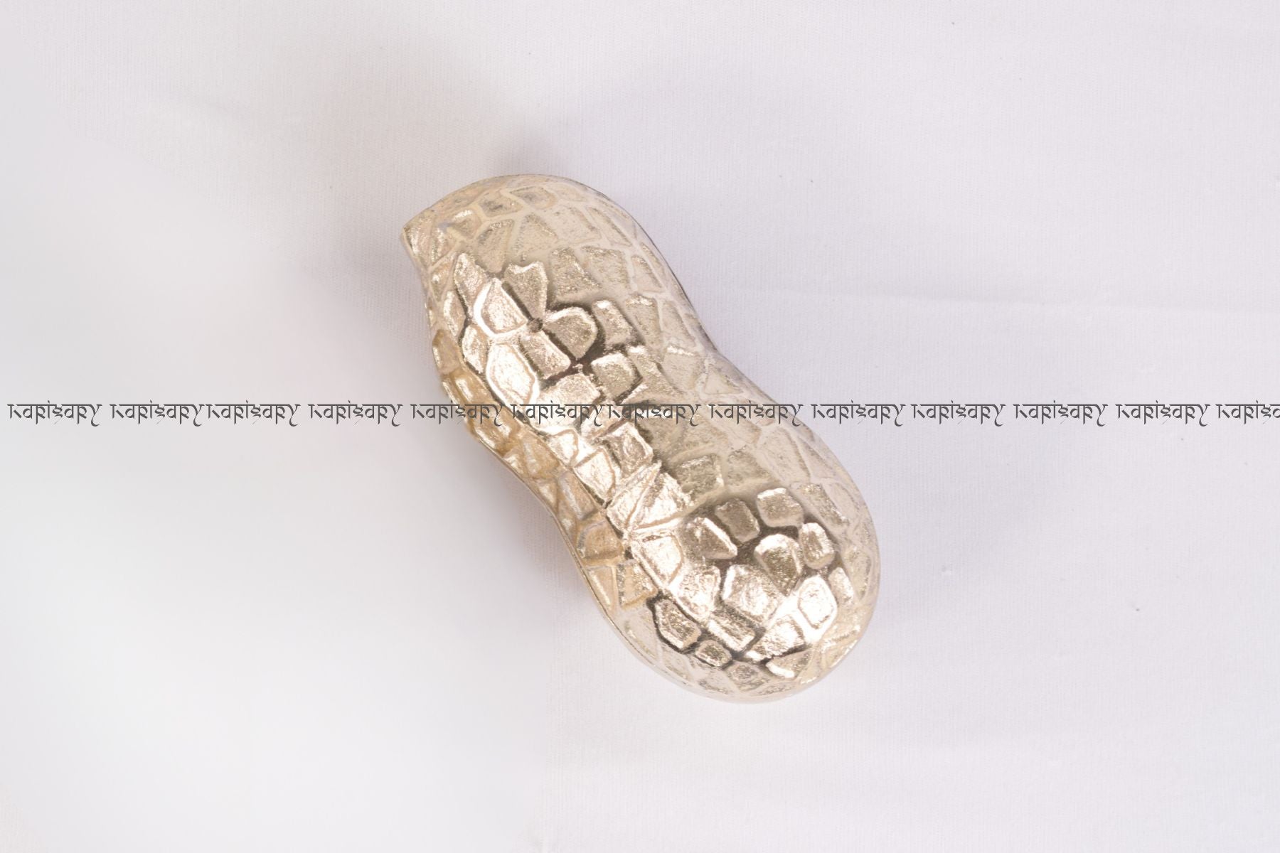 Dry Fruit Gifting and Serving Platter | Silver Peanut Jar with Lid in Metal