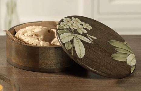 How Can we Use Roti Box With Dinnerware , indian artisans